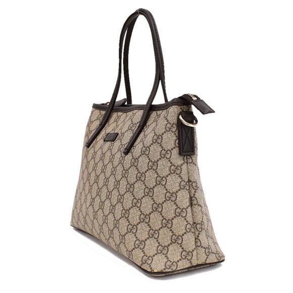 GUCCI GG Supreme Monogram Small Tote 353440 Hand Bag PVC leather - Picture 2 of 9